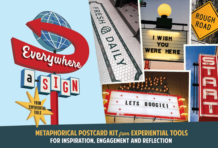 Everywhere a sign Postcard Kit